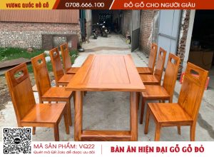 Bàn ăn hiện đại vương quốc đồ gỗ 0708666100 VQ22